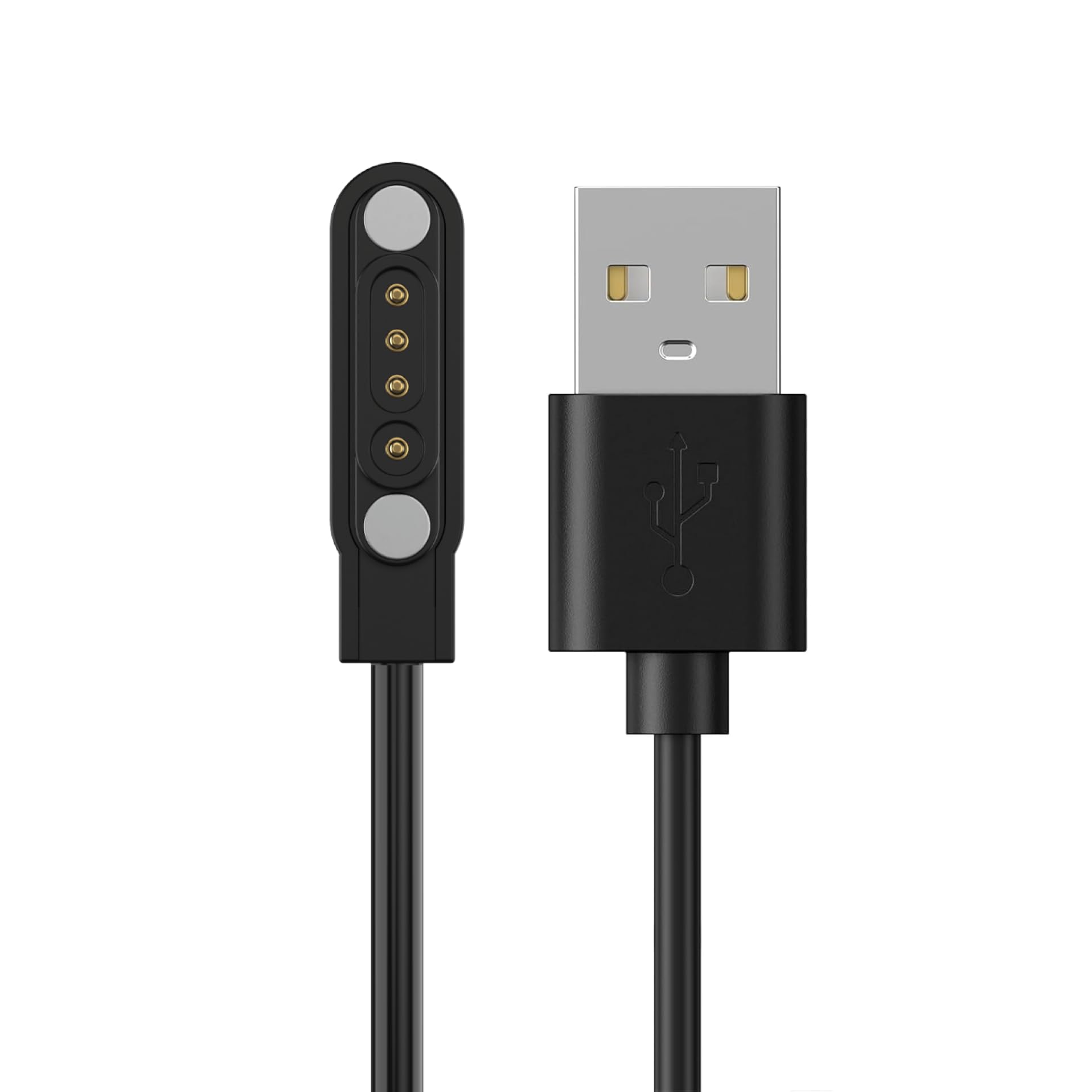 PlayZoom 4 Kids Smartwatch Replacement Charger _Magnetic 8mm Pin USB-A Charging Cable (2.2 ft / 66 cm) Power Cord Only (Watch & Wall Adapter Not Included)