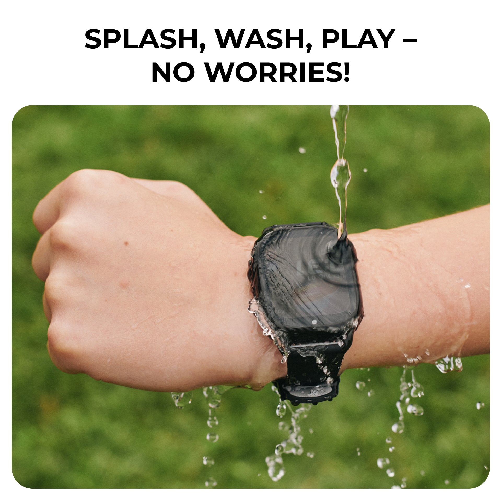 PlayZoom 4 Kids Smartwatch: Red and Black Print