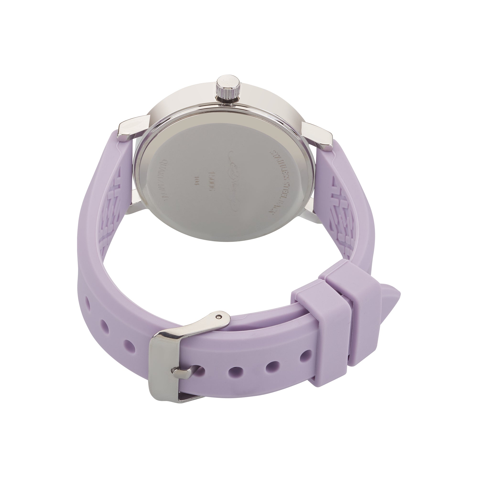 Ed Hardy Ladies Mul(Prt)/Lilac Plain Watch Analog