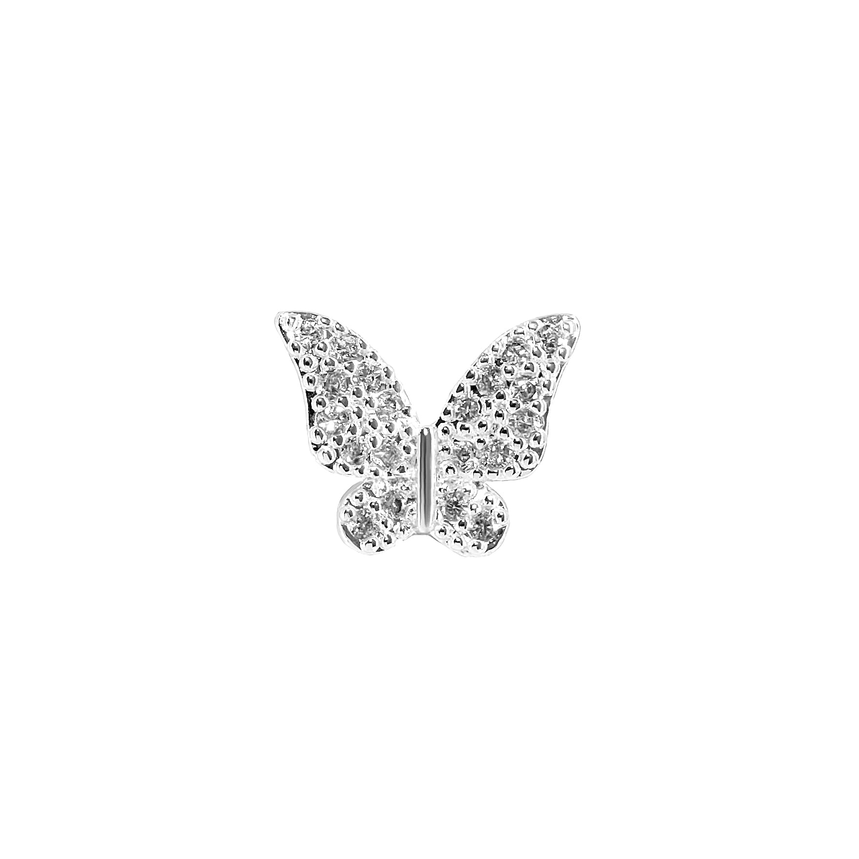 Danecraft Cubic Zirconia Butterfly Pendant Necklace & Earrings Set