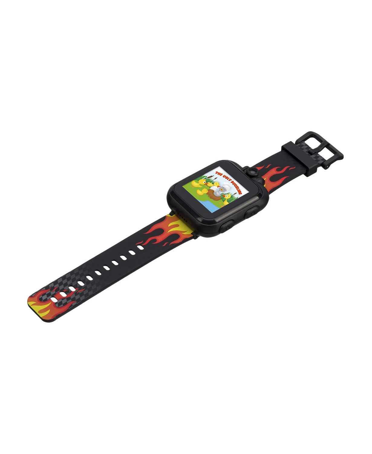 PlayZoom 2 Kids Smartwatch: Black Racing Flames